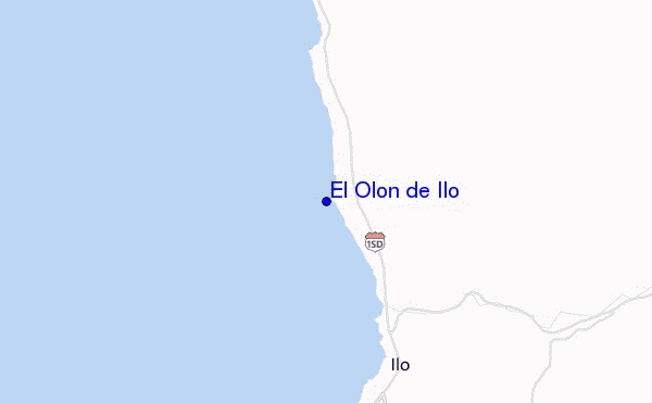 mappa di localizzazione di El Olon de Ilo