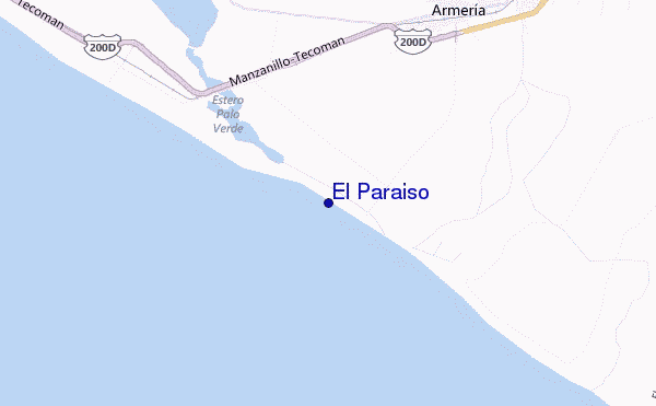 mappa di localizzazione di El Paraiso