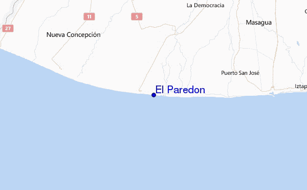 El Paredon Location Map