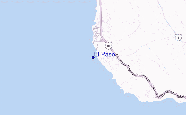 mappa di localizzazione di El Paso