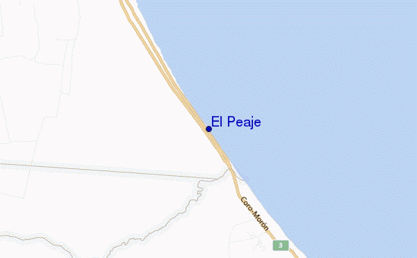 mappa di localizzazione di El Peaje