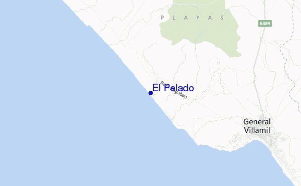 mappa di localizzazione di El Pelado