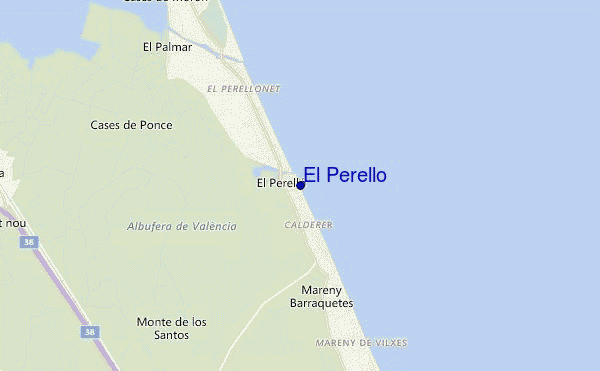 mappa di localizzazione di El Perello