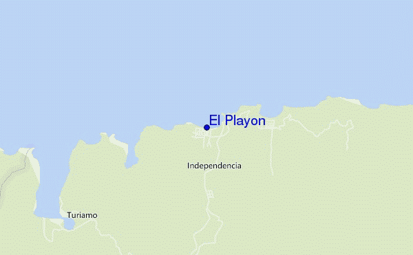 mappa di localizzazione di El Playon