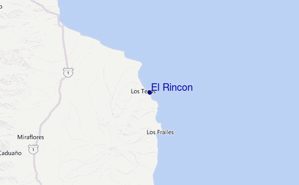 El Rincon Location Map