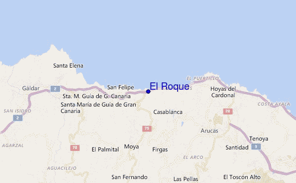 mappa di localizzazione di El Roque
