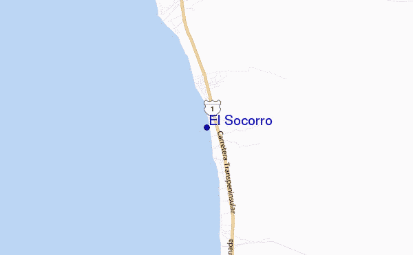 mappa di localizzazione di El Socorro