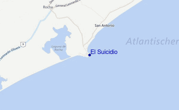 El Suicidio Location Map