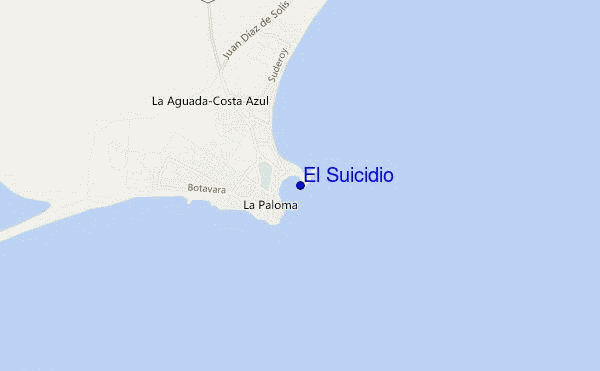 mappa di localizzazione di El Suicidio