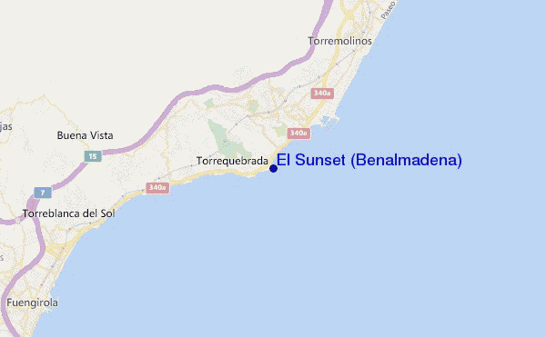 mappa di localizzazione di El Sunset (Benalmádena)