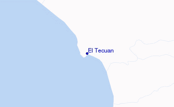 mappa di localizzazione di El Tecuan