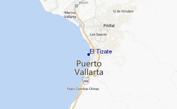 mappa di localizzazione di El Tizate