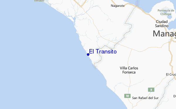 El Transito Location Map