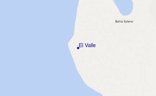 mappa di localizzazione di El Valle