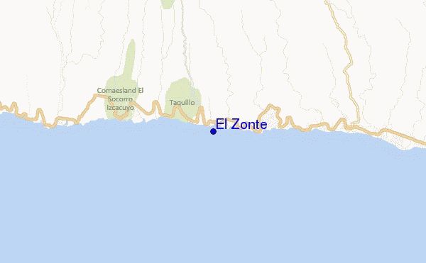 mappa di localizzazione di El Zonte