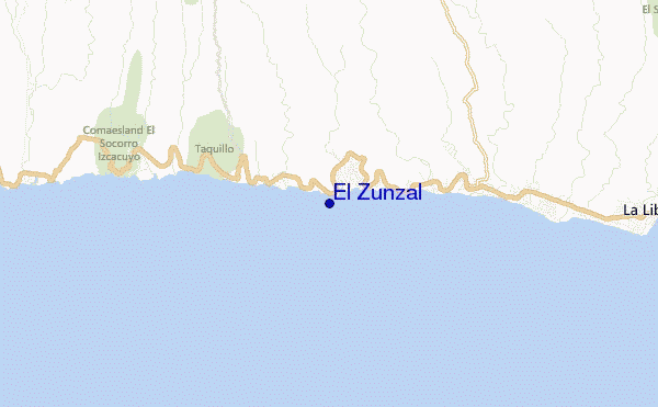 mappa di localizzazione di El Zunzal