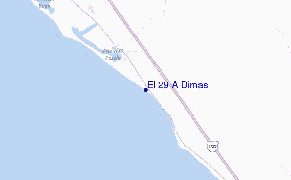 mappa di localizzazione di El 29 A Dimas