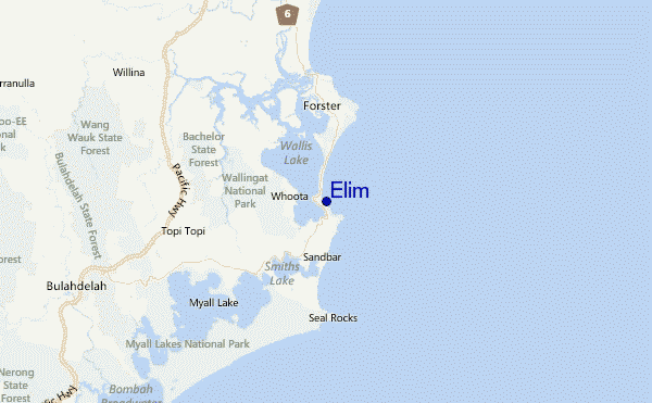 Elim Location Map
