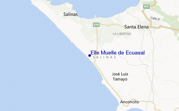 mappa di localizzazione di Elle Muelle de Ecuasal