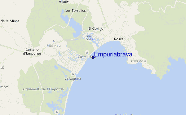 mappa di localizzazione di Empuriabrava