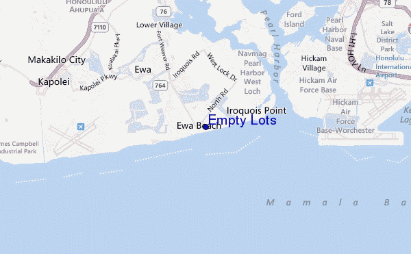 mappa di localizzazione di Empty Lots
