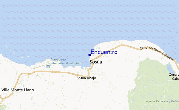 mappa di localizzazione di Encuentro