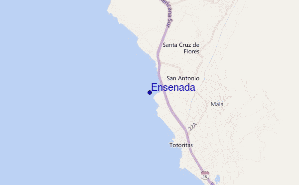 mappa di localizzazione di Ensenada