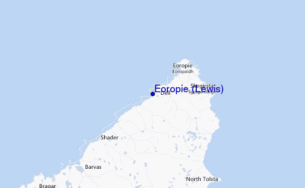Eoropie (Lewis) Location Map