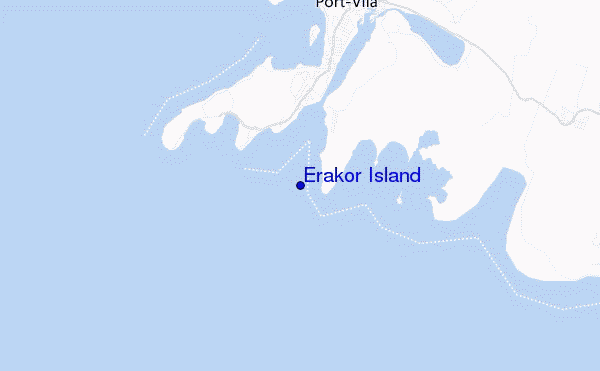 mappa di localizzazione di Erakor Island