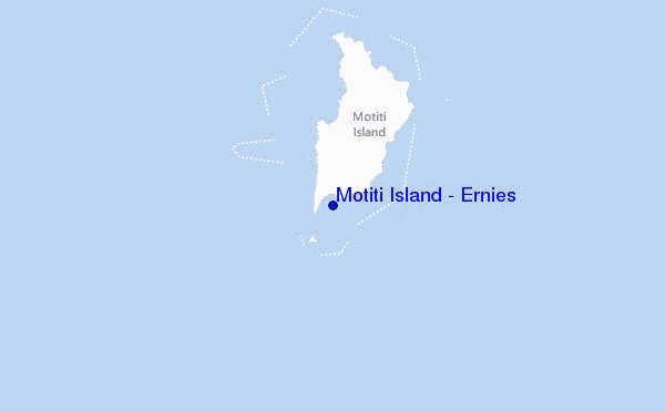 mappa di localizzazione di Motiti Island - Ernies