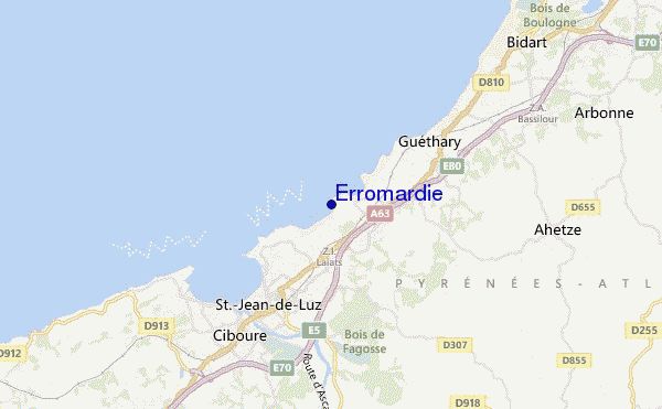 mappa di localizzazione di Erromardie