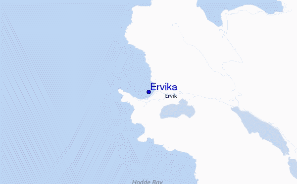 mappa di localizzazione di Ervika