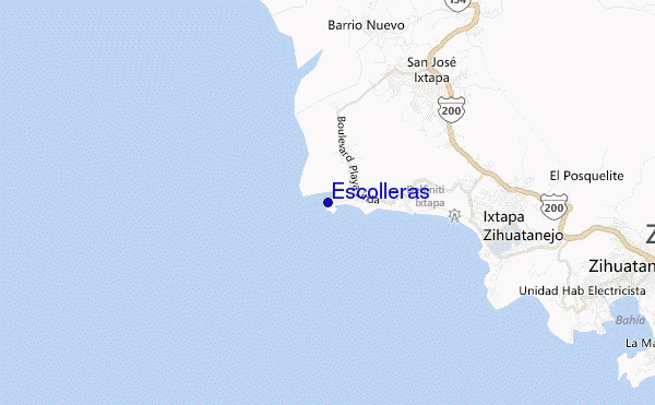 mappa di localizzazione di Escolleras