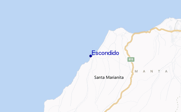 mappa di localizzazione di Escondido