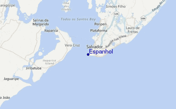Espanhol Location Map