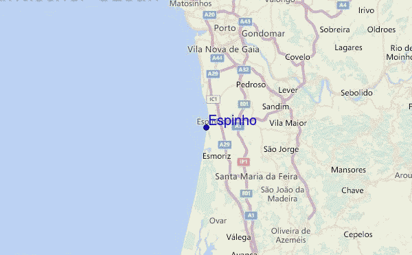 Espinho Location Map