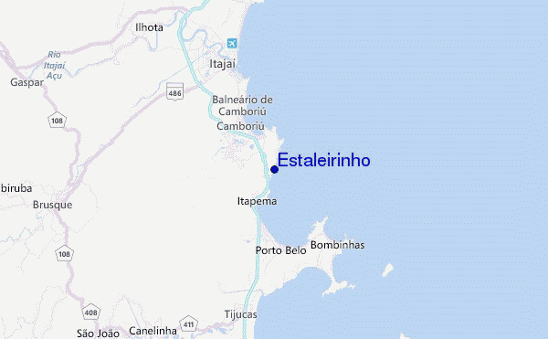Estaleirinho Location Map