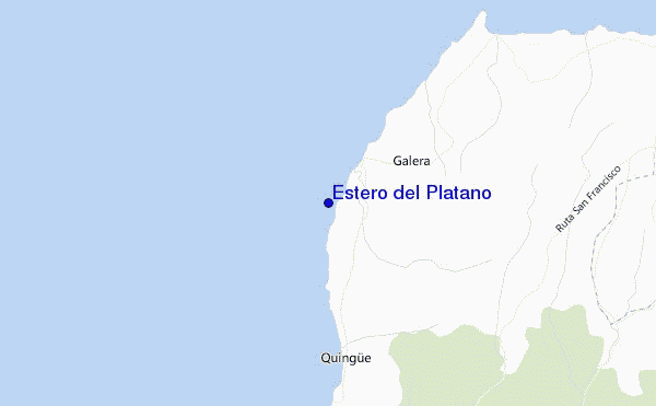 mappa di localizzazione di Estero del Plátano