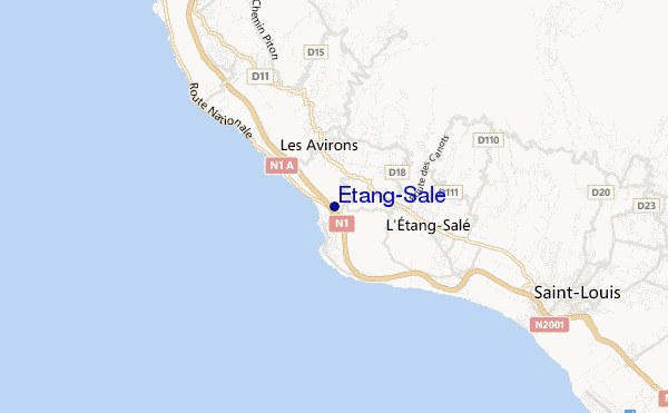 mappa di localizzazione di Etang-Sale