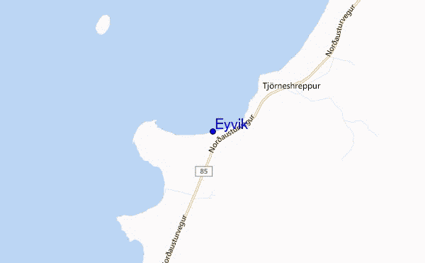 mappa di localizzazione di Eyvik