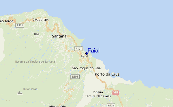 mappa di localizzazione di Faial