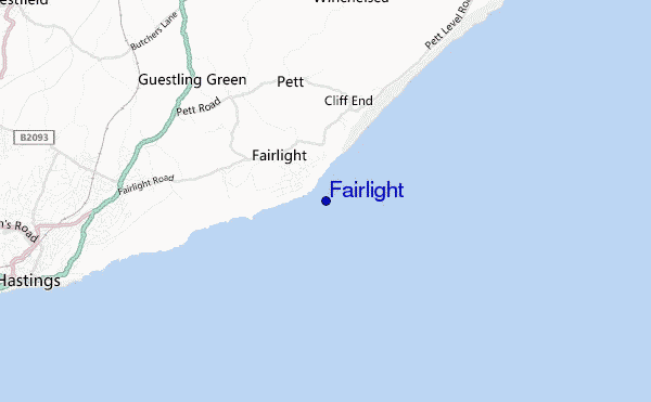 mappa di localizzazione di Fairlight
