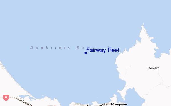 mappa di localizzazione di Fairway Reef