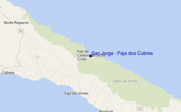 mappa di localizzazione di San Jorge - Faja dos Cubres