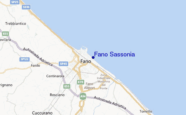 mappa di localizzazione di Fano Sassonia