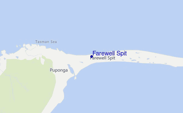 mappa di localizzazione di Farewell Spit