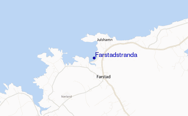 mappa di localizzazione di Farstadstranda