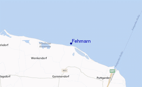 mappa di localizzazione di Fehmarn