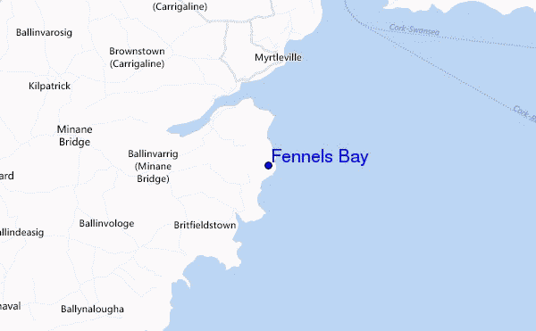 mappa di localizzazione di Fennels Bay
