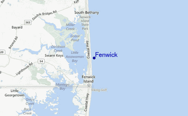 mappa di localizzazione di Fenwick